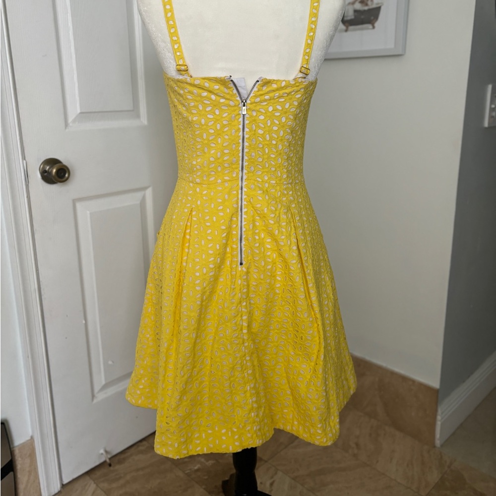 Lilly Pulitzer Blossom Dress | Pineapple Juice | Oval Flower Petal Eyelet - Picture 6 of 9